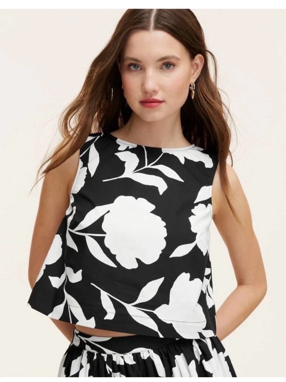Kate spade X Target classic rose sleeveless tank shell top plus size 3X new